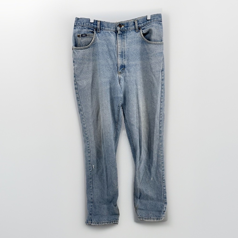 Vintage Lee Riders Mens 38x34 Jeans 34783 Straight Leg Made USA 100% Cotton